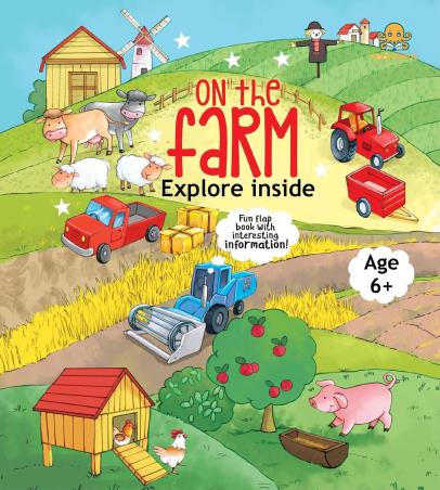 Book cover number 1 for On The Farm Explore Inside written by NA published by Booktopus