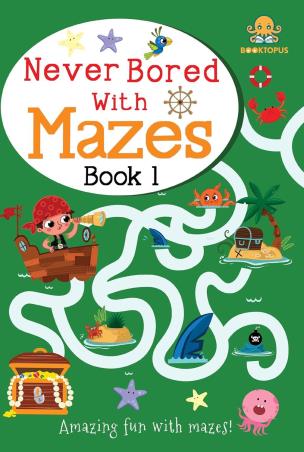 Book cover number 1 for Never Bored With Mazes Book 1 written by NA published by Booktopus