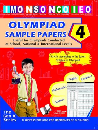 Book cover number 1 for IMO / NSO / NCO / IEO Olympiad Sample Paper 4 written by NA published by V&S Publishers