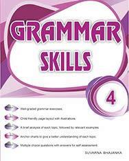 Book cover number 1 for Grammar Skills 4 written by Suvarna Bhajanka published by Blueberry Books