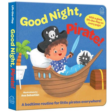 Book cover number 1 for Good Night, Pirate! (Lift the Flap) written by NA published by Wonder House