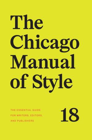 Book cover number 1 for The Chicago Manual Of Style written by NA published by Chicago Review Press