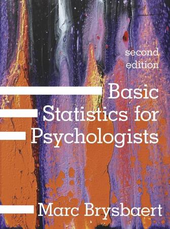 Book cover number 1 for Basic Statistics For Psychologists written by Marc Brysbaert published by Red Globe Press