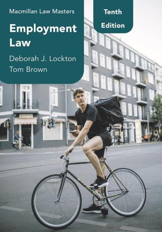Book cover number 1 for Employment Law written by Deborah J. Lockton, Tom Brown published by Hart Publishing