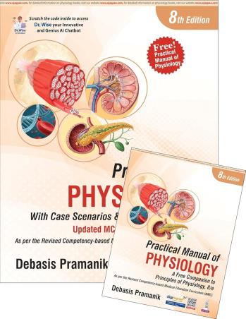 Book cover number 1 for Principles Of Physiology written by Debasis Pramanik published by Jaypee Brothers Medical Publishers (P) Ltd.