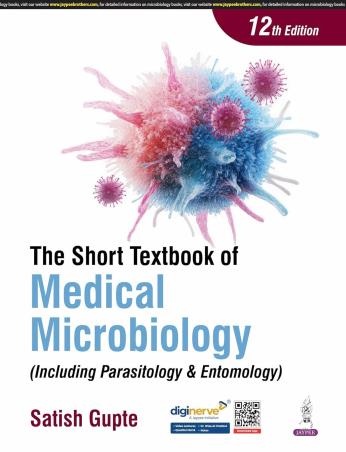 Book cover number 1 for The Short Textbook Of Medical Microbiology (Including Parasditology & Entomology) written by Satish Gupte published by Jaypee Brothers Medical Publishers (P) Ltd.