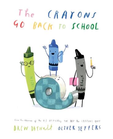 Book cover number 1 for The Crayons Go Back To School written by Drew Daywalt published by Harper Collins Publishers