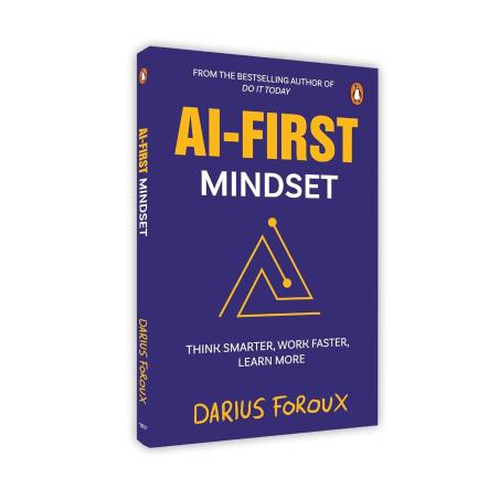 Book cover number 1 for AI-First Mindset written by Darius Foroux published by Penguin Books