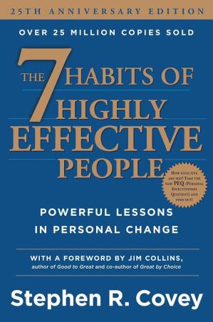 Book cover number 1 for The 7 Habits Of Highly Effective People written by Stephen R. Covey published by Simon & Schuster