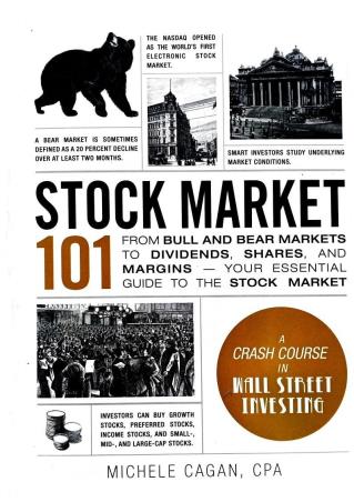 Book cover number 1 for Stock Market 101 written by Michele Cagan published by Simon & Schuster