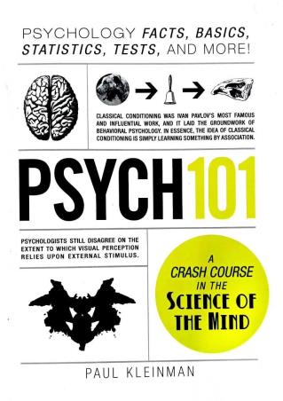 Book cover number 1 for Psych 101 written by Paul Kleinman published by Simon & Schuster