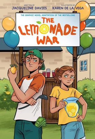Book cover number 1 for The Lemonade War written by Jacqueline Davies, Karen De La Vega published by ‎Clarion Books