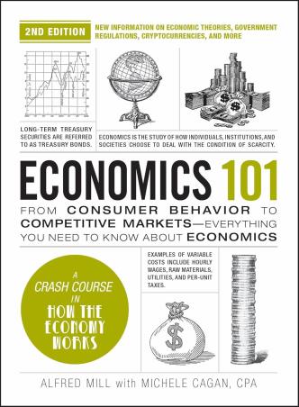 Book cover number 1 for Economics 101 written by Alfred Mill published by Simon & Schuster