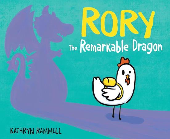 Book cover number 1 for Rory The Remarkable Dragon written by Kathryn Rammell published by Orchard Books