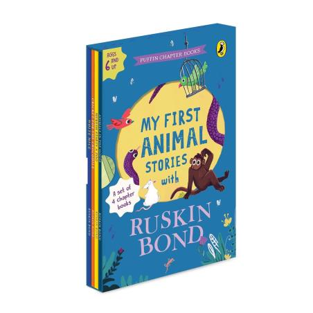 Book cover number 1 for My First Animal Stories (Set Of 4 Books) written by Ruskin Bond published by Puffin