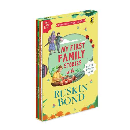 Book cover number 1 for My First Family Stories (Set Of 4 Books) written by Ruskin Bond published by Puffin