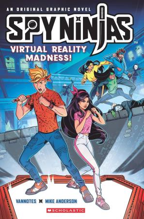 Book cover number 1 for Spy Ninjas : Virtual Reality Madness! written by Vannotes published by Scholastic