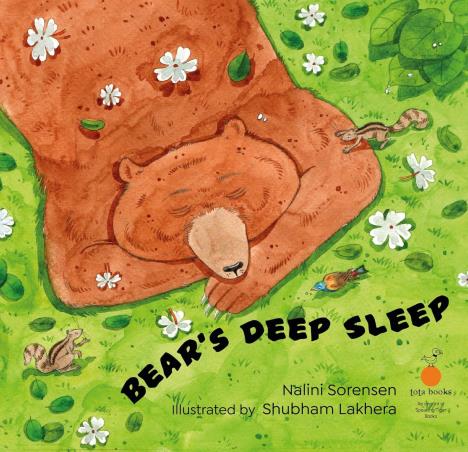 Book cover number 1 for Bear’s Deep Sleep written by Nalini Sorensen published by Tota books