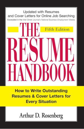 Book cover number 1 for The Resume Handbook written by Arthur D. Rosenberg published by Adams Media