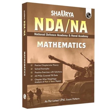 Book cover number 1 for Shaurya NDA / NA Mathematics (2024 Edition) written by NA published by Physicswallah Private Limited