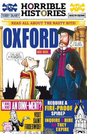 Book cover number 1 for Horrible History : Oxford written by Terry Deary published by Scholastic