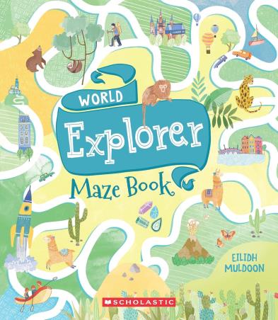 Book cover number 1 for World Explorer Maze Book written by Eilidh Muldoon published by Scholastic