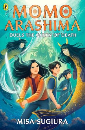 Book cover number 1 for Momo Arashima Duels The Queen Of Death written by Misa Sugiura published by Puffin