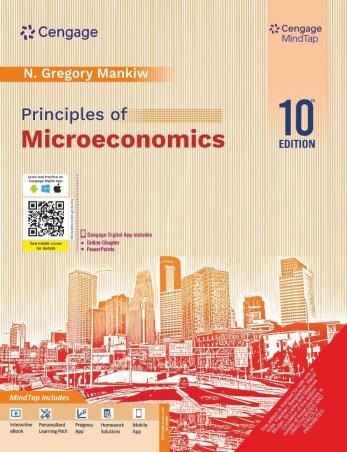 Book cover number 1 for Principles Of Microeconomics written by N. Gregory Mankiw published by Cengage Learning India Private Limited