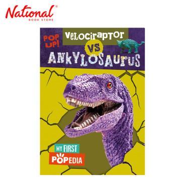 Book cover number 1 for My First Popedia Velociraptor vs. Ankylosaurus written by Alexander Cox published by Make Believe Ideas Ltd.