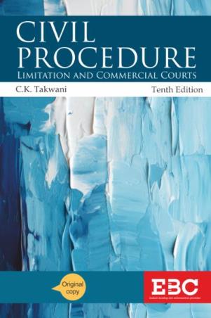 Book cover number 1 for Civil Procedure : Limitation And Commercial Court written by C.K. Takwani published by Eastern Book Company