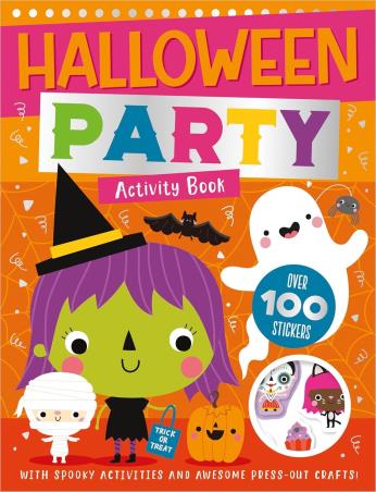 Book cover number 1 for Halloween Party Activity Book written by NA published by Make Believe Ideas Ltd.