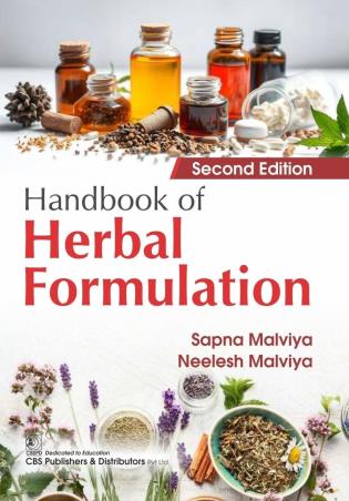 Book cover number 1 for Handbook Of Herbal Formulation written by Sapna Malviya, Neelesh Malviya published by CBS Publishers & Distributors Pvt. Ltd.
