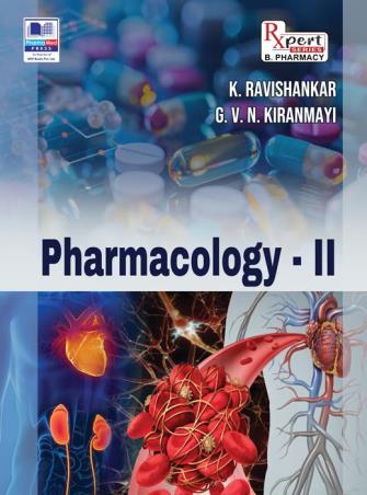 Book cover number 1 for Pharmacology – 2 written by K. Ravi. Shankar, G. V. N. Kiranmayi published by PharmaMed Press