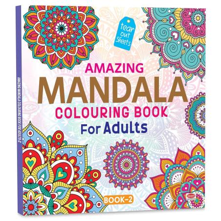 Book cover number 1 for Amazing Mandala Colouring Book For Adults : Book 2 written by NA published by Shanti Publications