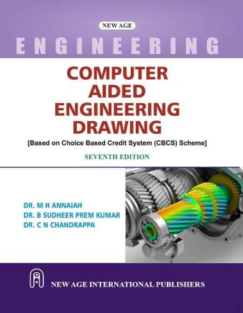 Book cover number 1 for Computer Aided Engineering Drawing written by Prem Kumar, M. H. Annaiah, C. N. Chandrappa published by New Age International (P) Limited, Publishers