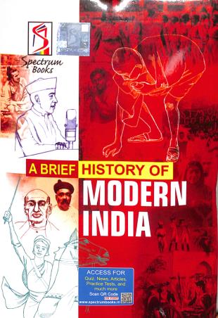 Book cover number 1 for A Brief History Of Modern India (2025) written by NA published by Spectrum Books Pvt. Ltd