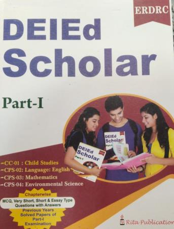Book cover number 1 for DELED Scholar Part 1 (ERDRC) English Version written by NA published by Rita Publication