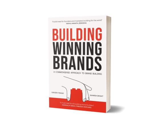 Book cover number 1 for Building Winning Brands : A Commonsense Approach To Brand Building written by Gurudev Prasad, Suharsh Dikshit published by Wyzr Pvt. Ltd.