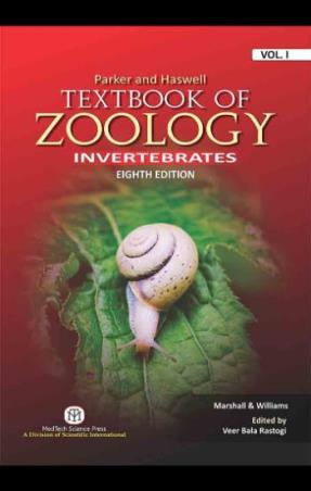 Book cover number 1 for Parker And Haswell Textbook Of Zoology - Invertebrates  Volume 1 written by Veer Bala Rastogi published by MedTech Science Press
