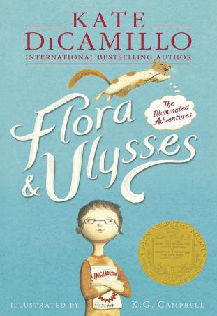 Book cover number 1 for Flora And Ulysses : The Illuminated Adventures written by Kate DiCamillo published by Walker Books