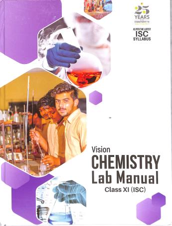 Book cover number 1 for Vision Chemistry Lab Manual Class-11 (ISC) written by NA published by Acevision Publisher Pvt. Ltd.