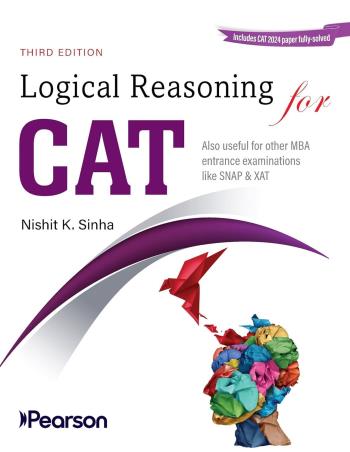 Book cover number 1 for Logical Reasoning For CAT written by Nishit K. Sinha published by Pearson Education