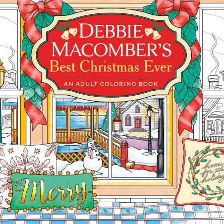 Book cover number 1 for Debbie Macomber's Best Christmas Ever: An Adult Coloring Book written by Debbie Macomber published by Ballantine Books