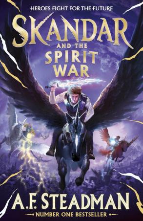 Book cover number 1 for Skandar And The Spirit War written by A. F. Steadman published by Simon & Schuster