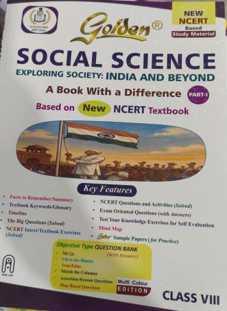 Book cover number 1 for Golden Social Science Class 8 (A Book With A Difference) Part-1 CBSE (NEP 2020) written by NA published by New Age International (P) Limited, Publishers
