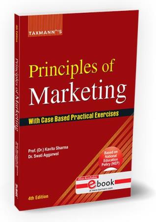 Book cover number 1 for Principles Of Marketing written by Kavita Sharma, Swati Aggarwal published by Taxmann Publications Pvt. Ltd.