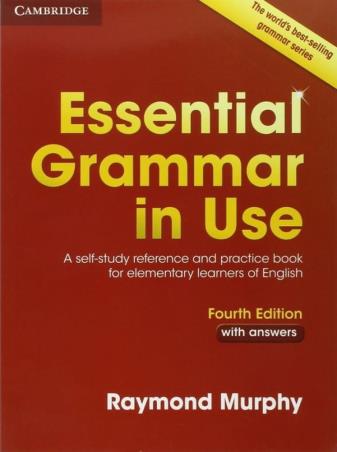 Book cover number 1 for Essential Grammar In Use written by Raymond Murphy published by Cambridge University Press