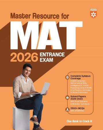 Book cover number 1 for Master Resource For MAT 2026 (Entrance Exam) written by Fazle Kibria, Sachin Jha, Srishti Agarwal, Smrati Tiwari, Divya Aggarwal published by Arihant Publications (India) Limited