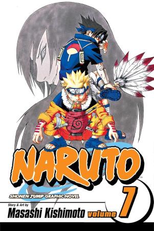 Book cover number 1 for Naruto Volume 7 written by Masashi Kishimoto published by Simon & Schuster