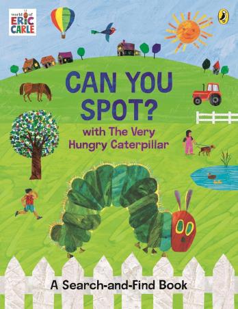 Book cover number 1 for Can You Spot? With The Very Hungry Caterpillar : A Search And Find Book written by Eric Carle published by Puffin